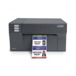 Primera lx910 compact desktop label printer for small-batch production.