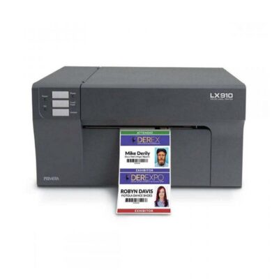 Primera lx910 compact desktop label printer for small-batch production.