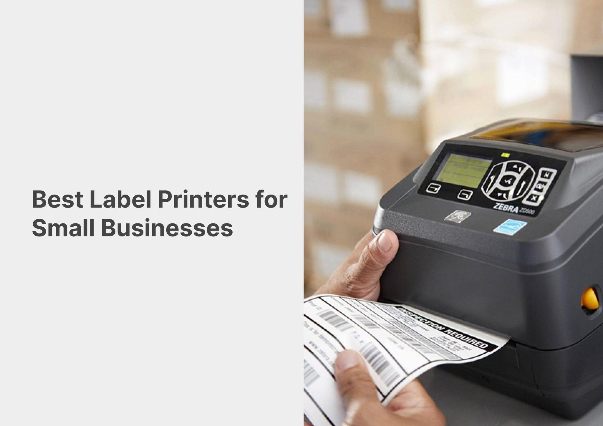 Best Label Printers for Small Businesses