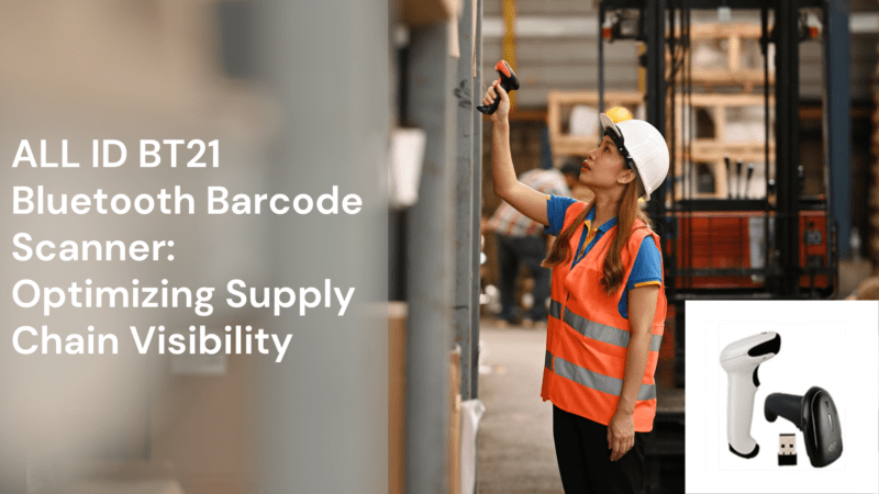 All id bt21 bluetooth barcode scanner: optimizing supply chain visibility
