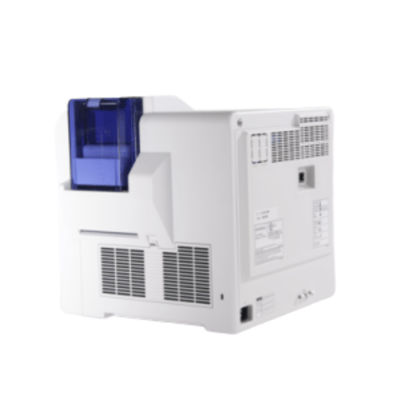 High-resolution sample card printed by polaroid p8600 with full-color edge-to-edge finish.