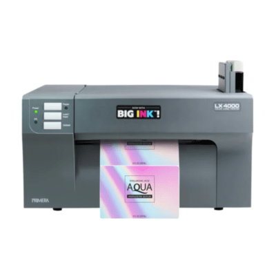 Primera lx4000 high-volume color label printer capable of printing up to 7,500 labels per day