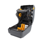 Zebra zd220 compact desktop printer featuring usb connectivity.