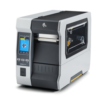 Zebra zt610 advanced industrial printer featuring a color touch display