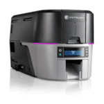 Entrust sigma ds3 card printer featuring direct-to-card printing technology for vibrant single or dual-sided id cards.