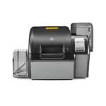 Zebra zxp9 retransfer printer printing high-security ids at high speeds.