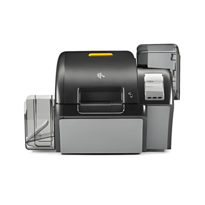 Zebra ZXP9 retransfer printer printing high-security IDs at high speeds.