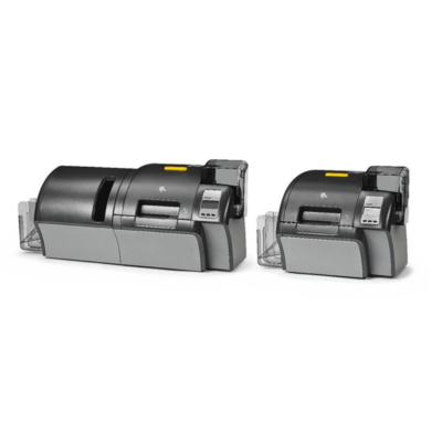 Zebra ZXP9 card printer with USB, Ethernet, and optional Wi‑Fi connectivity.