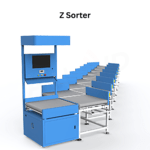 Z sorter high-speed parcel sorting machine for logistics hubs