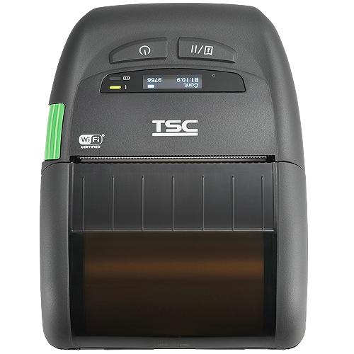 TSC Alpha-30R mobile printer in use for retail and logistics