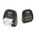 Zq320 plus printer in hand printing label outdoors
