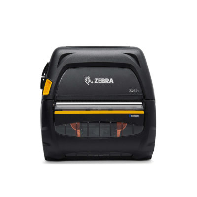 Zebra zq521 mobile 4″ printer front view