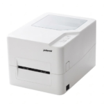 White polaroid compact printer with a front paper slot and top-loading area.